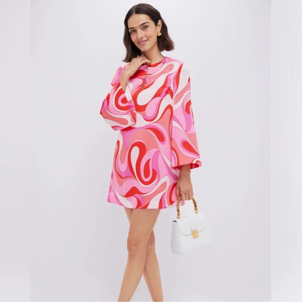 Pink Multi-Pattern Mini Dress - Brand - Picture 2 of 5